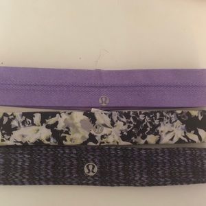 Set of 3 Lululemon headbands